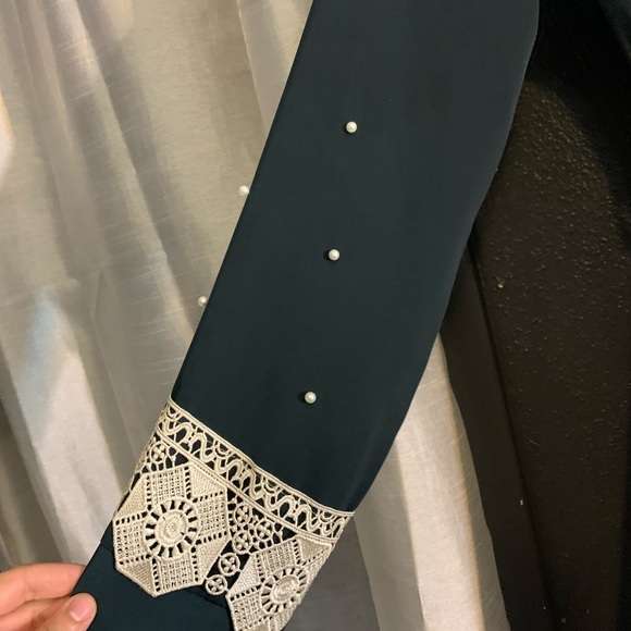 Olive Green Abaya - Picture 3 of 4